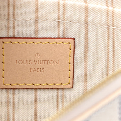 Louis Vuitton Damier Azur Neverfull MM GM Pochette 6 of 6