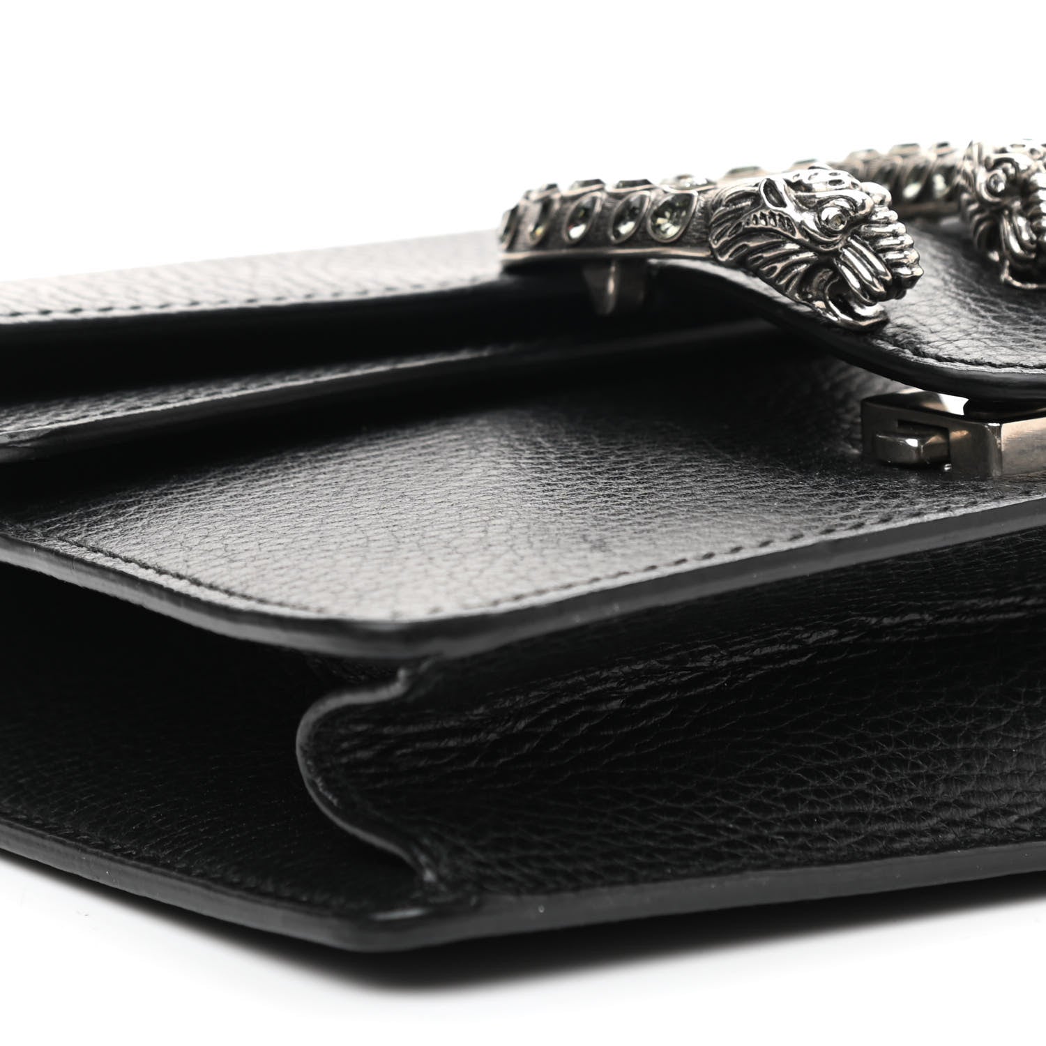 Gucci Calfskin Mini Dionysus Shoulder Bag Black 9 of 11