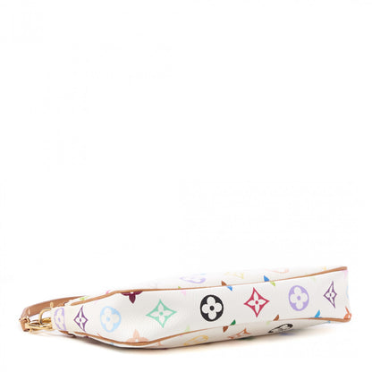 Louis Vuitton Monogram Multicolor Pochette Accessories White 3 of 7