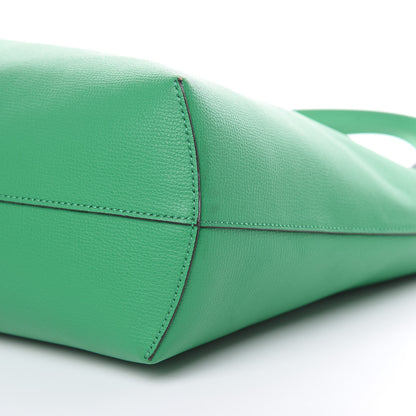Fendi Vitello Vienna Enamel F is Fendi Shopping Tote Green Taupe 11 of 11