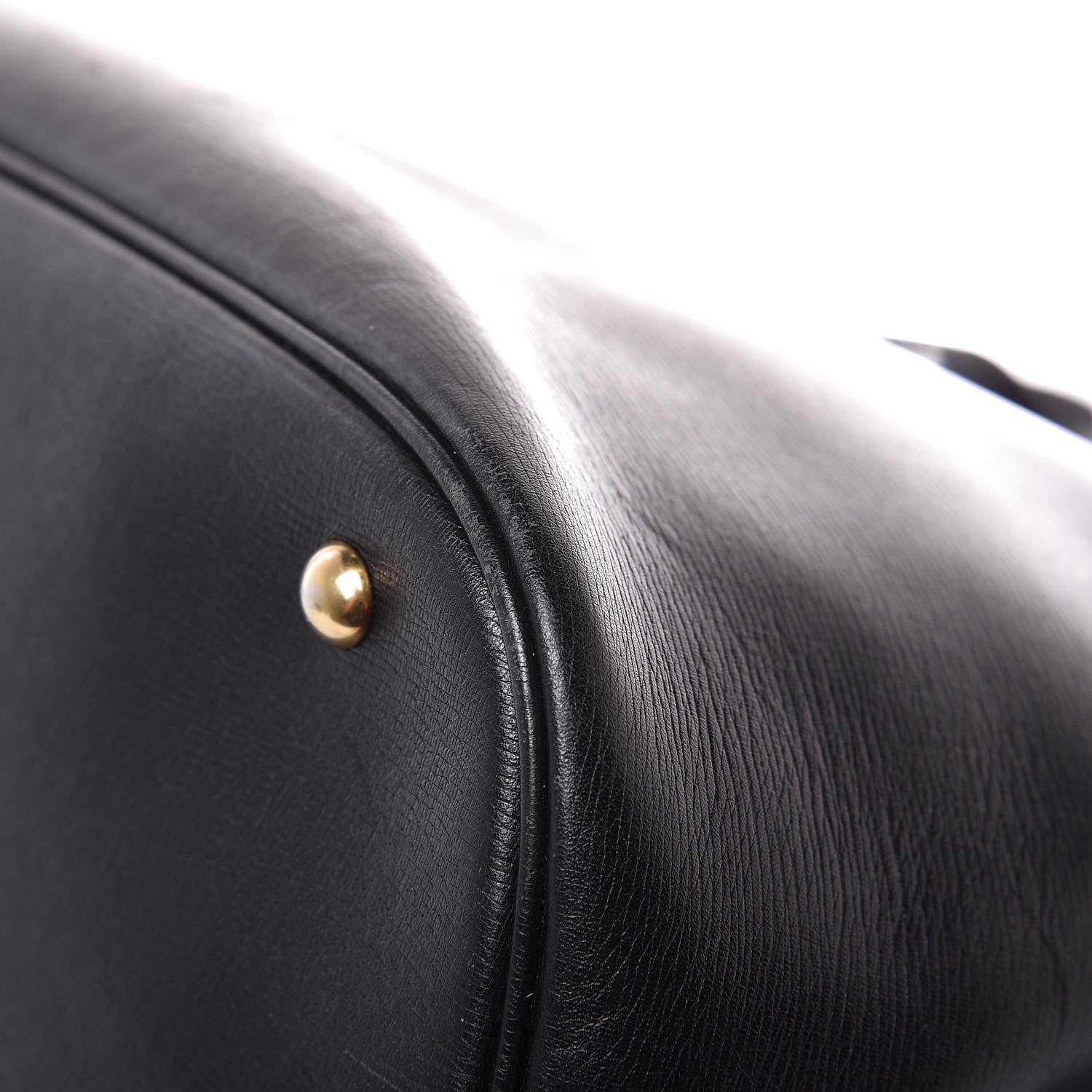 Gucci Textured Calfskin Large Bright Bit Tote Black 10 of 11