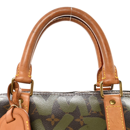 Louis Vuitton Graffiti Keepall 50 Kaki 10 of 13