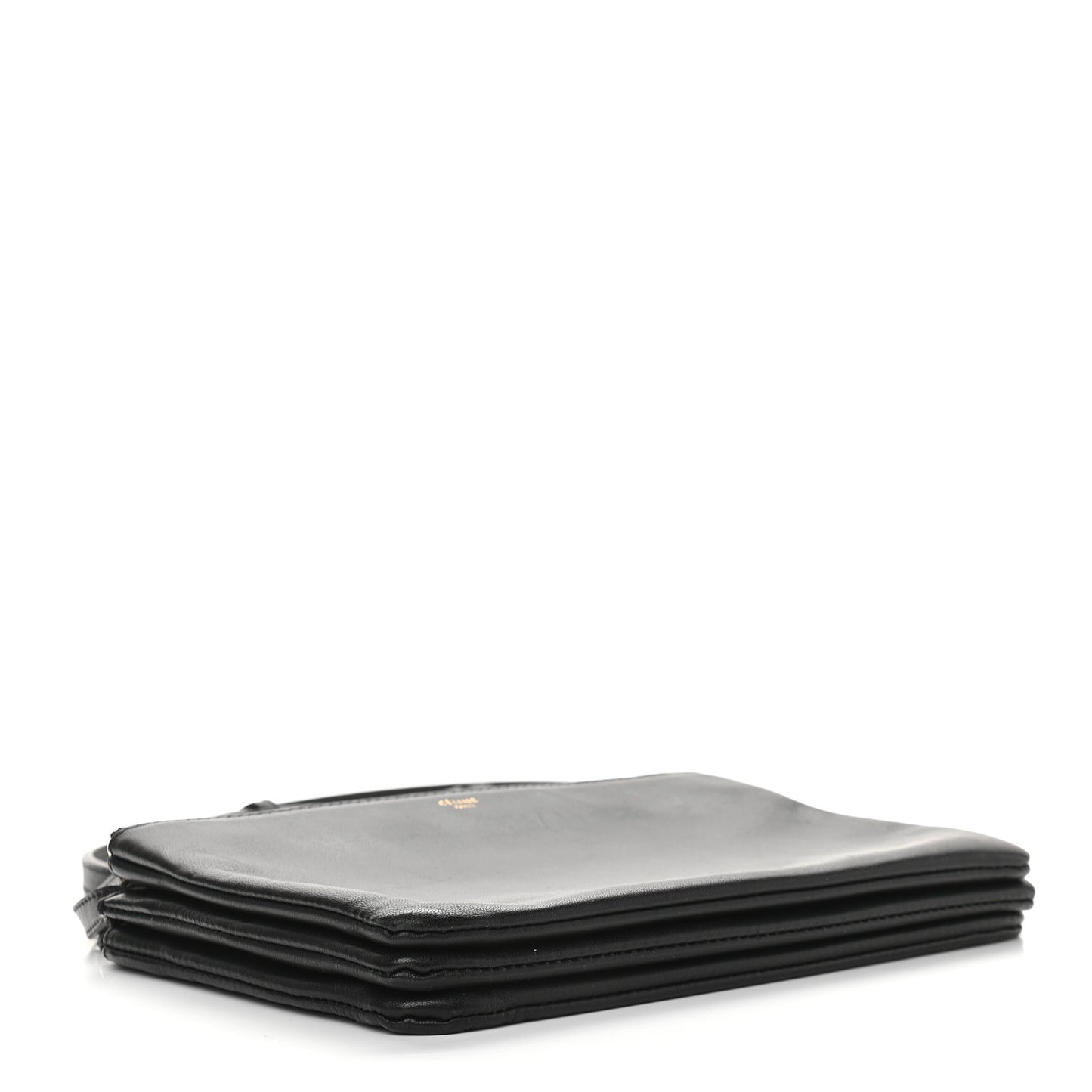 Lambskin Small Trio Crossbody Bag Black