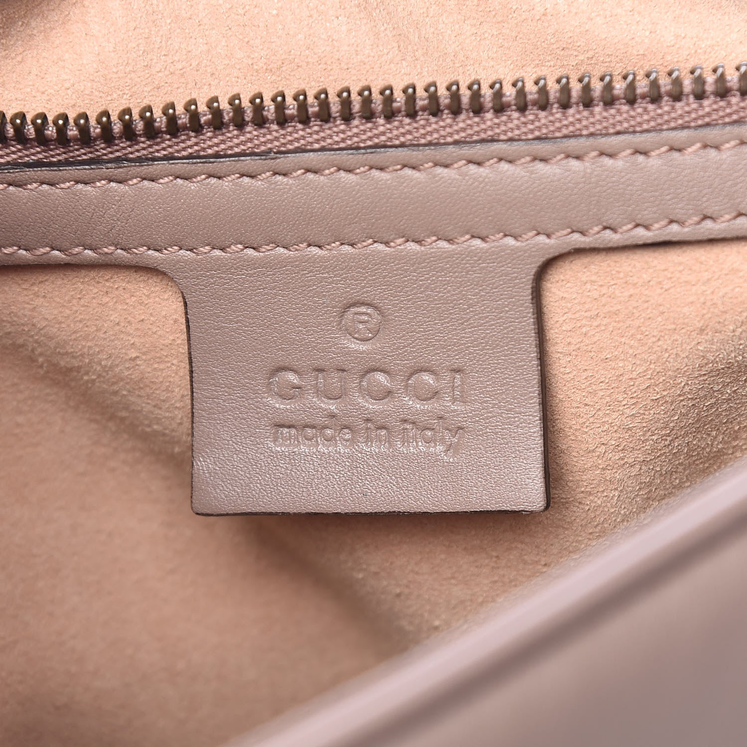 Gucci Calfskin Matelasse Medium GG Marmont Shoulder Bag Porcelain Rose 8 of 14