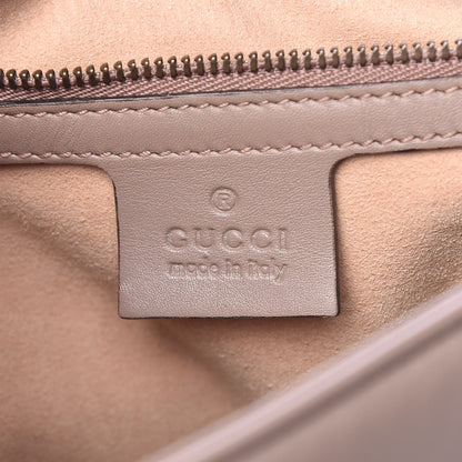 Gucci Calfskin Matelasse Medium GG Marmont Shoulder Bag Porcelain Rose 8 of 14