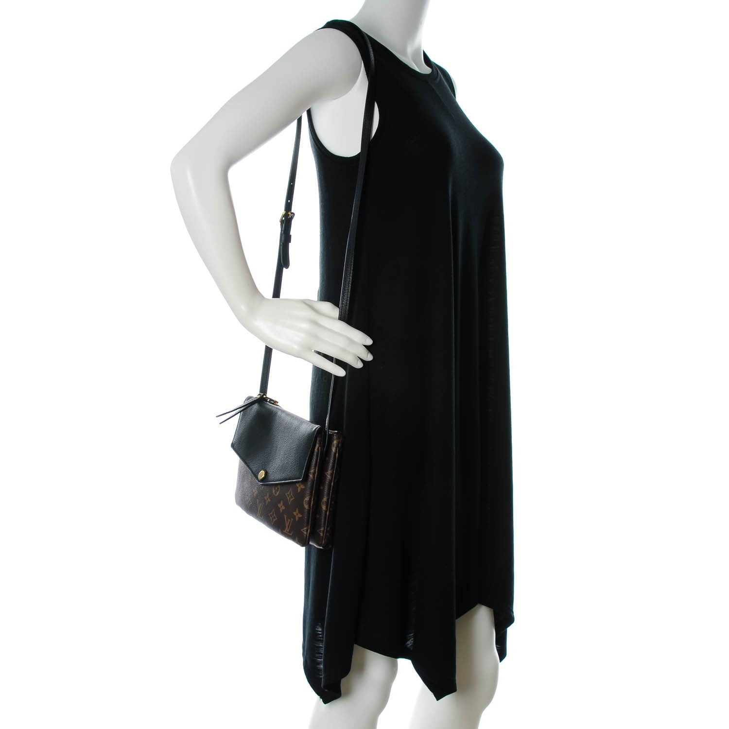 Louis Vuitton Monogram Twice Pochette Black 2 of 7