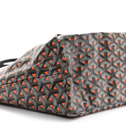 Goyard Goyardine Saint Louis Claire Voie PM Black Orange 10 of 11