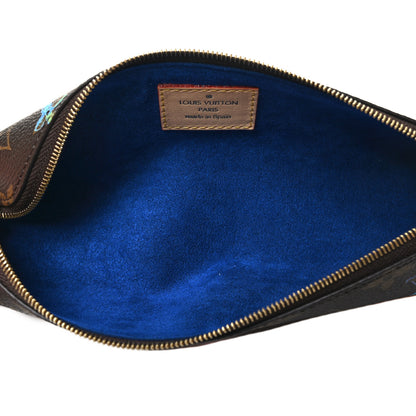 Louis Vuitton Monogram Art And Craft Elizabeth Pencil Pouch Multicolor 5 of 10
