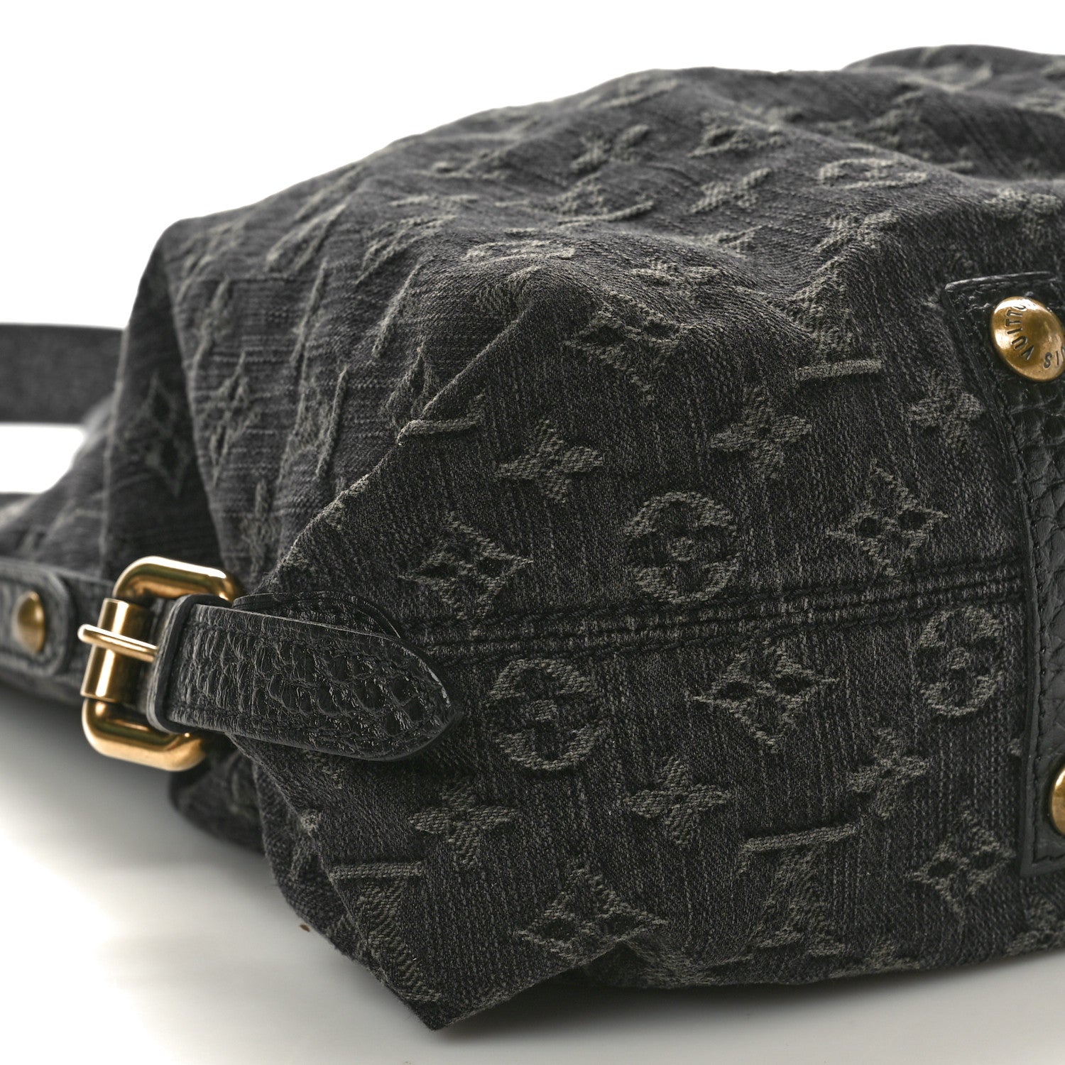 Louis Vuitton Denim Neo Cabby MM Black 8 of 10