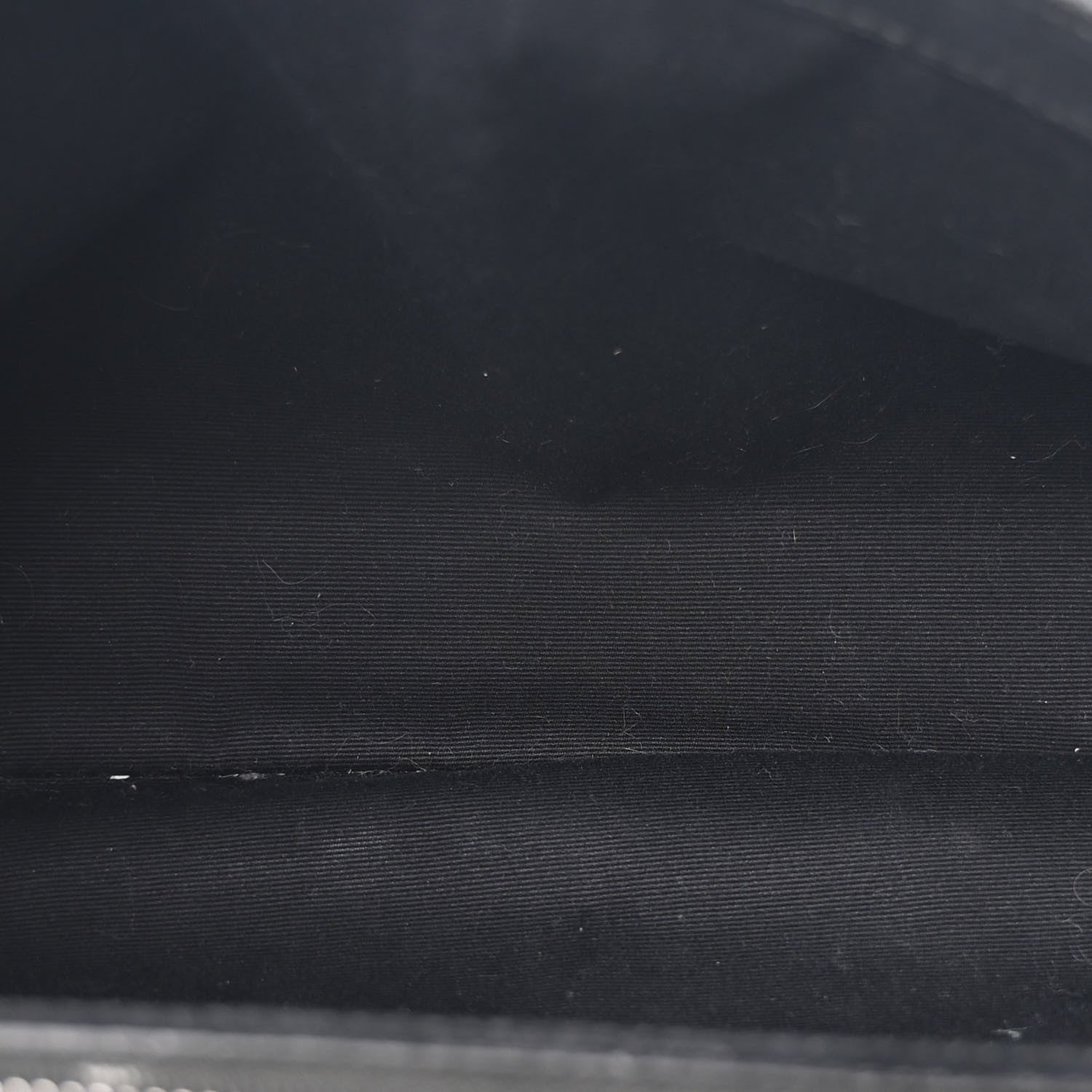 Saint Laurent Calfskin Crocodile Embossed Medium West Hollywood Monogram Fold-Over Black 5 of 12