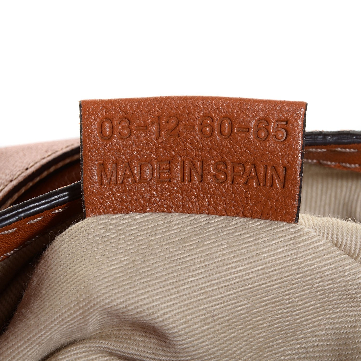 Chloe Calfskin Mini Marcie Lock Round Crossbody Bag Brown 8 of 8