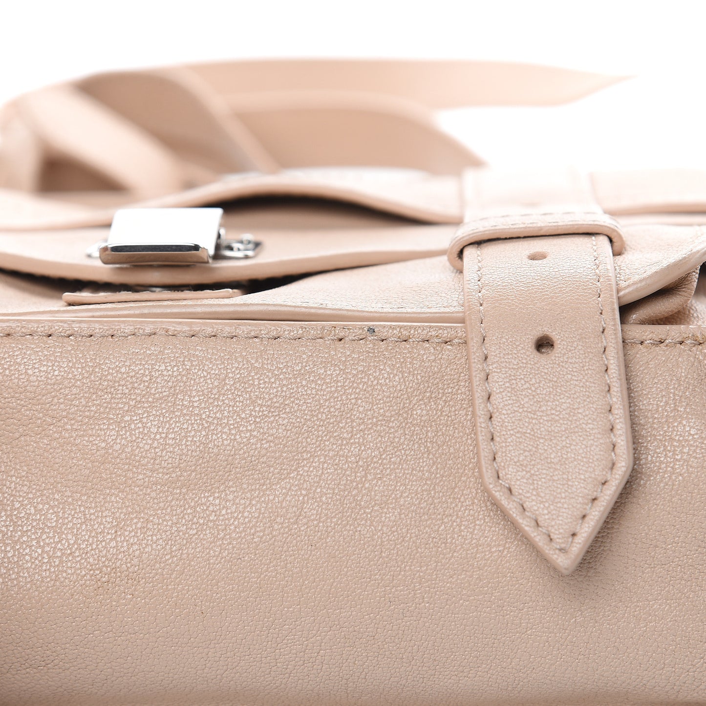 Lambskin Tiny PS1 Satchel Nude