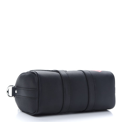 Louis Vuitton X NIGO Taurillon Monogram Denim Drip Keepall XS Black 4 of 8