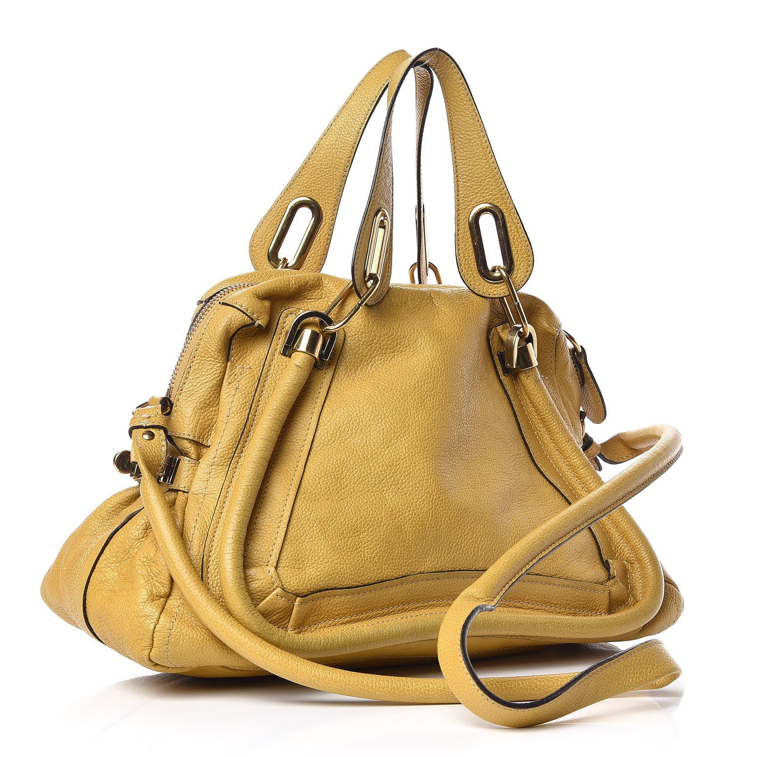 Chloe Calfskin Medium Paraty Mustard 4 of 16
