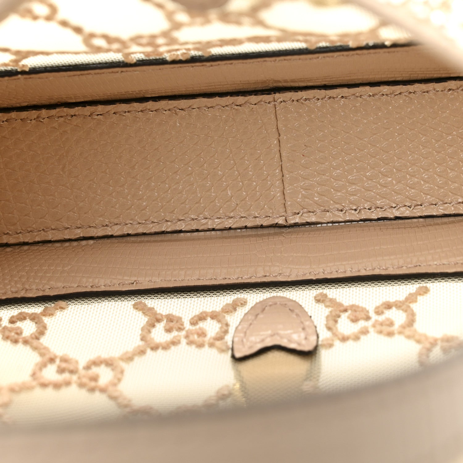 Gucci Lizard Mesh Crystal GG Monogram Mini Jackie 1961 Hobo Light Powder Skin Rose 5 of 11
