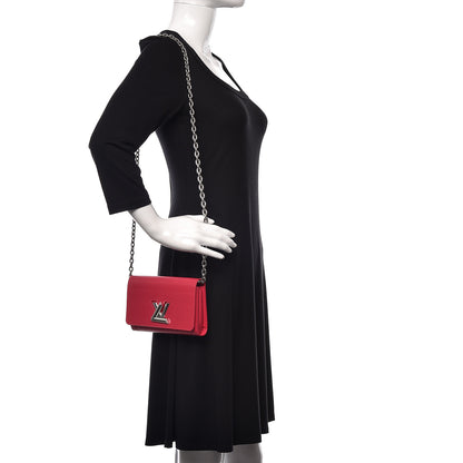 Louis Vuitton Epi Twist Chain Wallet Hot Pink 2 of 9