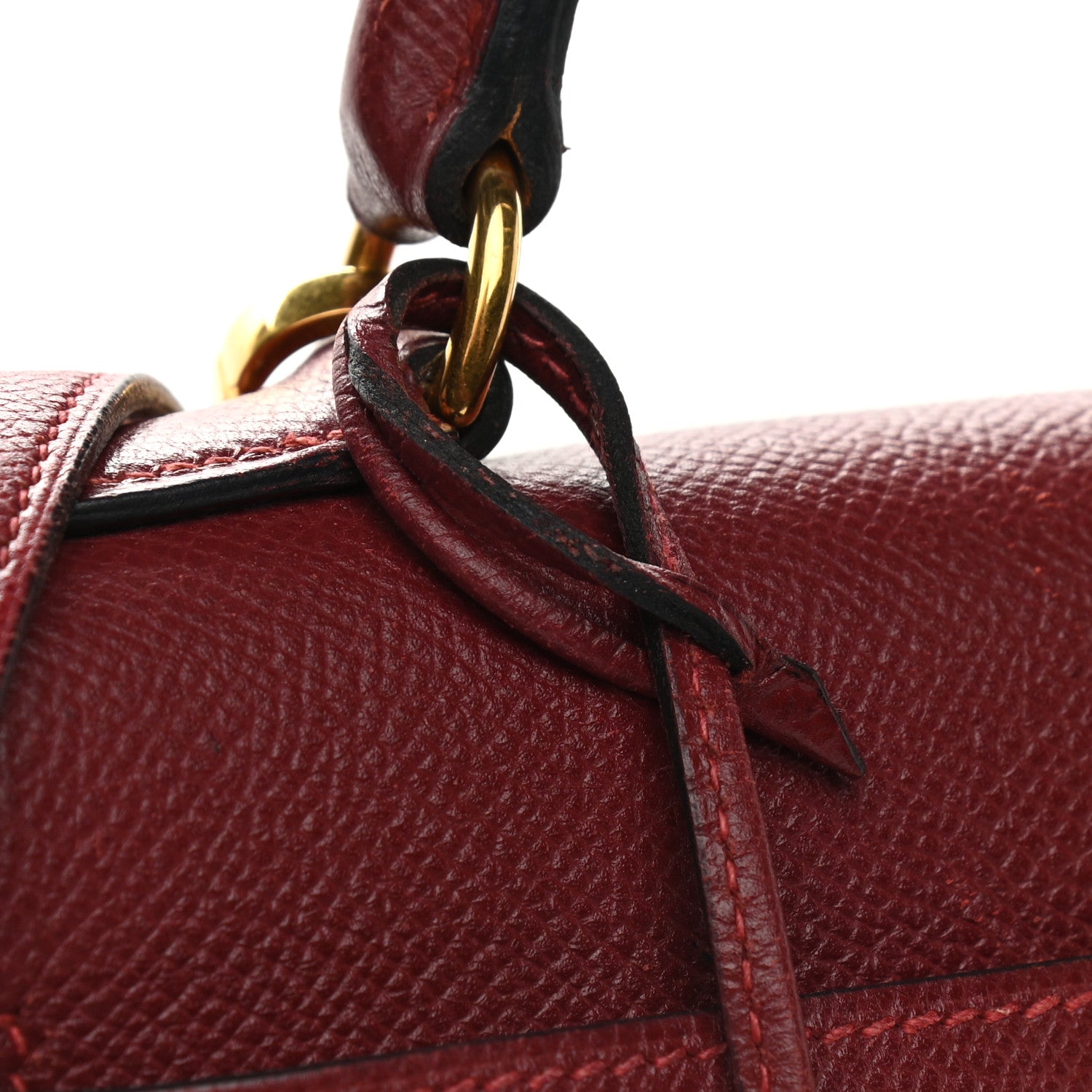 Hermes Epsom Kelly Sellier 32 Rouge H 18 of 22
