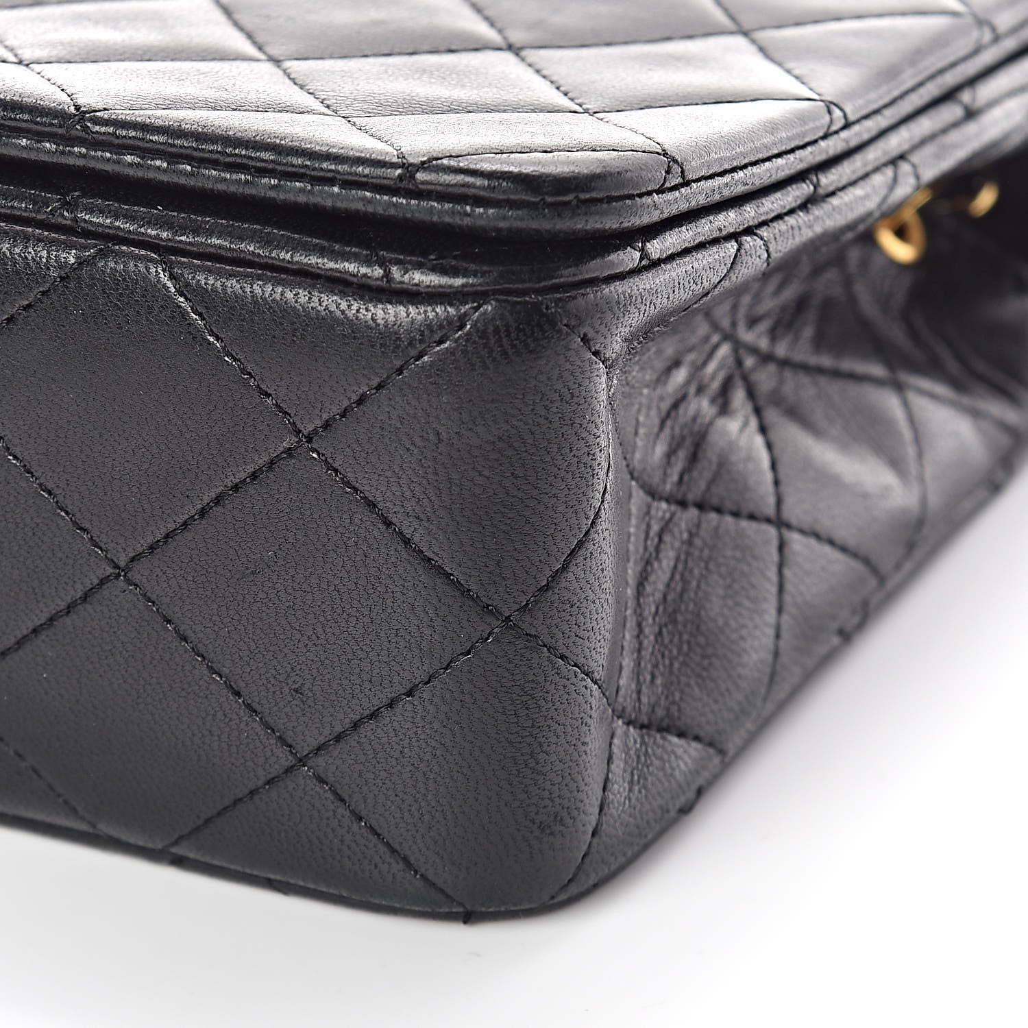 Chanel Lambskin Quilted Small Single Flap Black 10 of 11