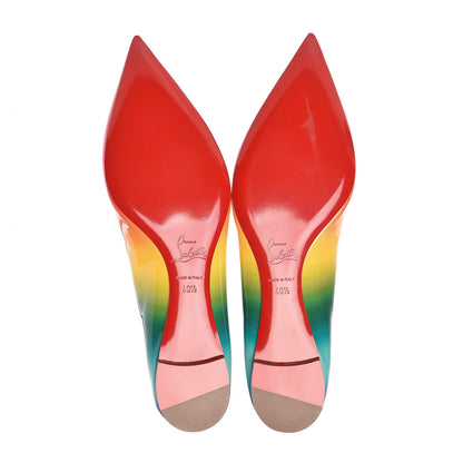 Christian Louboutin Patent Rainbow Ballalla Flats 40.5 Multicolor 7 of 11