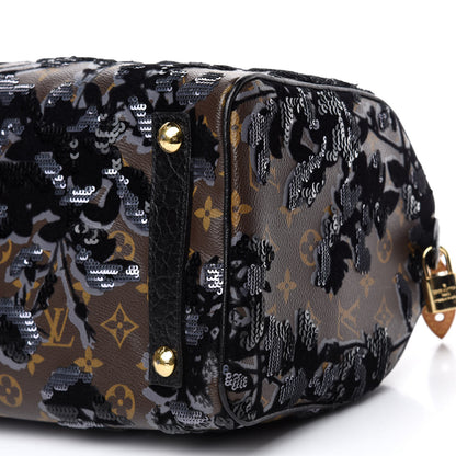Louis Vuitton Monogram Fleur De Jais Sequins Speedy 30 7 of 12