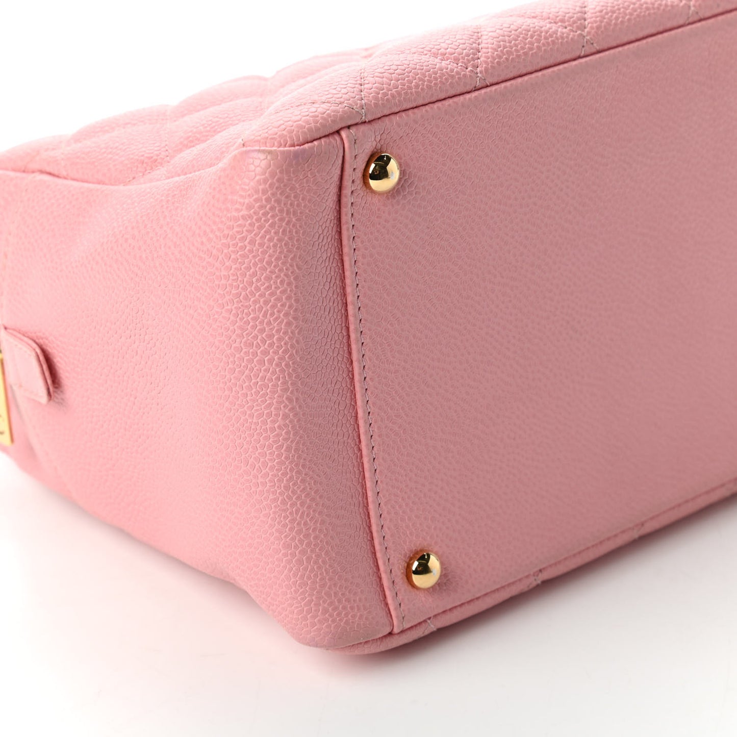 Caviar Quilted Petit Timeless Shopping Tote PTT Pink
