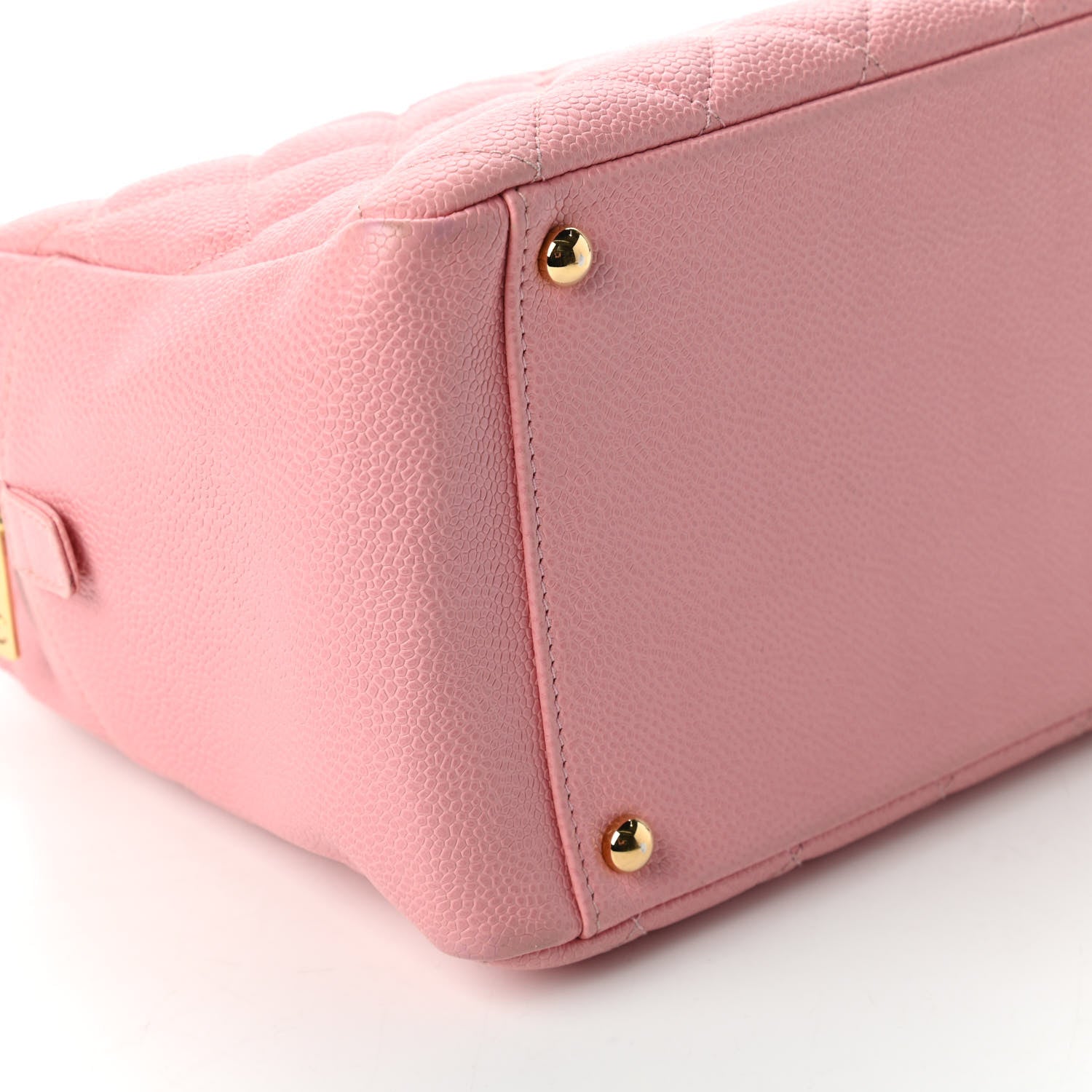 Chanel Caviar Quilted Petit Timeless Shopping Tote PTT Pink 6 of 11