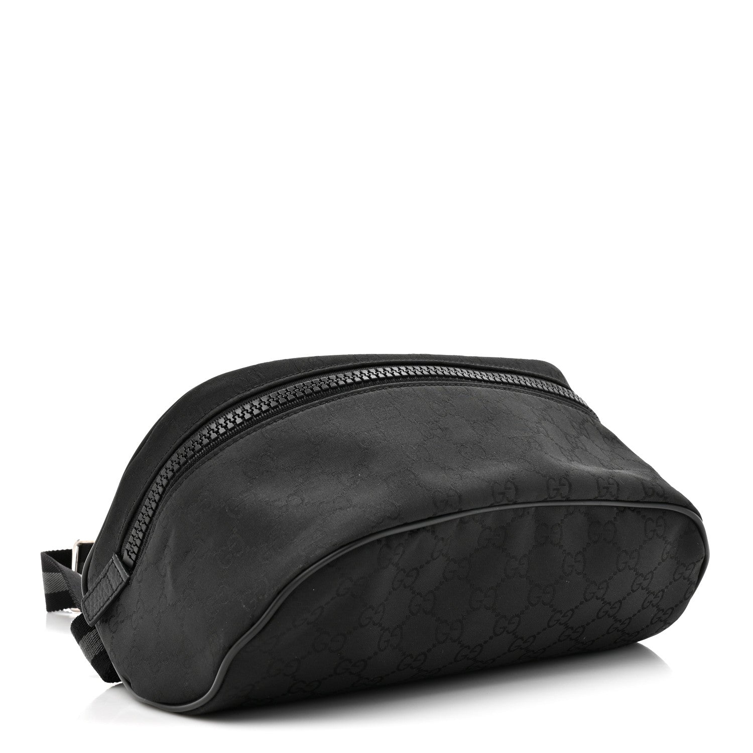 Gucci Nylon Monogram Fanny Pack Belt Bag Black 4 of 10