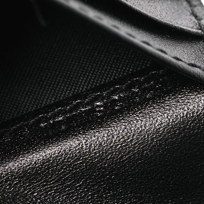 Burberry Calfskin Horseferry Check Porter Continental Wallet Black 11 of 13