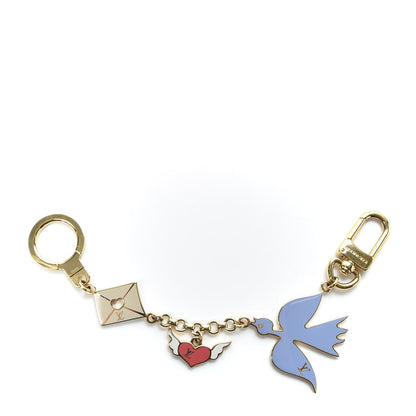 Louis Vuitton Enamel Love Birds Bag Charm 1 of 4
