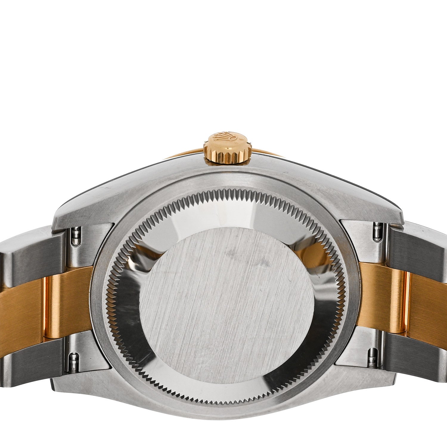 Rolex Stainless Steel 18K Yellow Gold Diamond 36mm Oyster Perpetual Datejust Watch Silver Roman 126203 4 of 5
