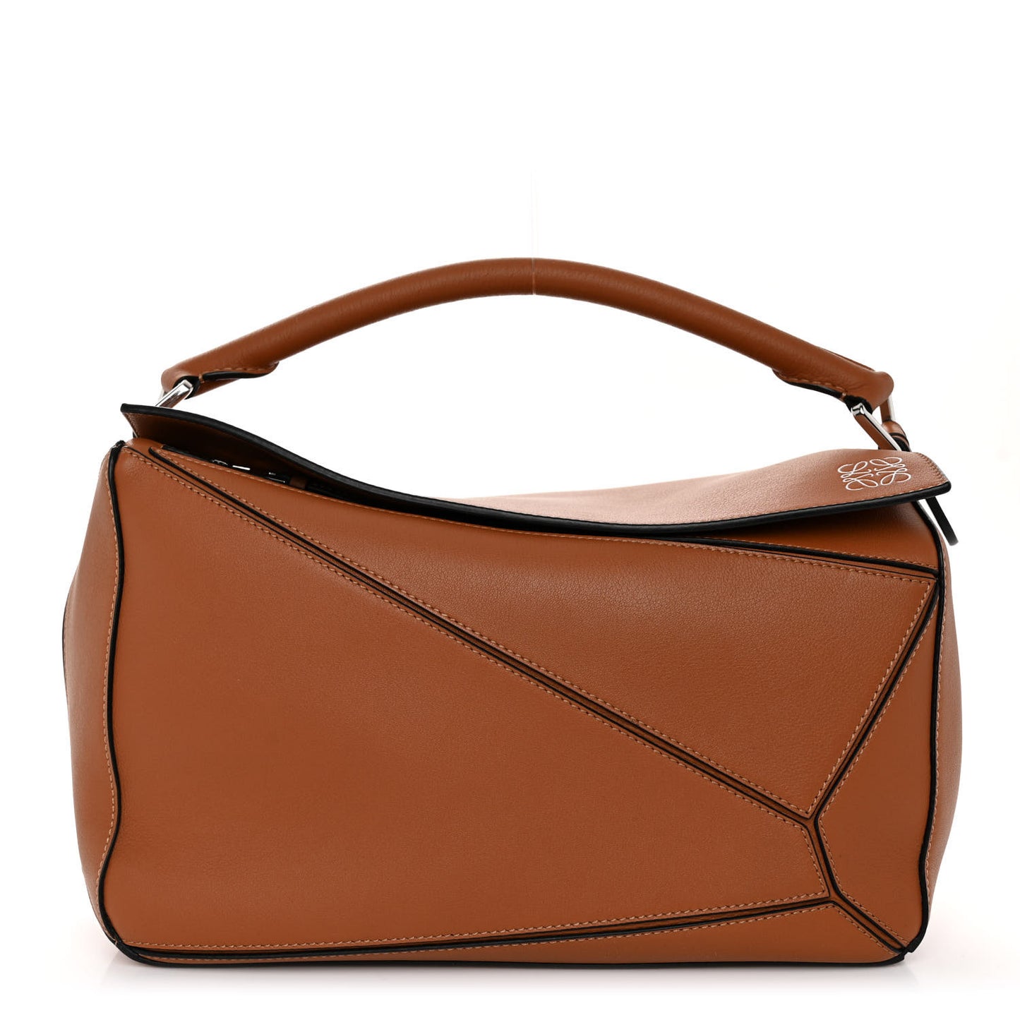 Calfskin Medium Puzzle Bag Tan