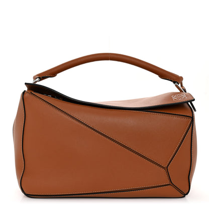 Loewe Calfskin Medium Puzzle Bag Tan 1 of 10