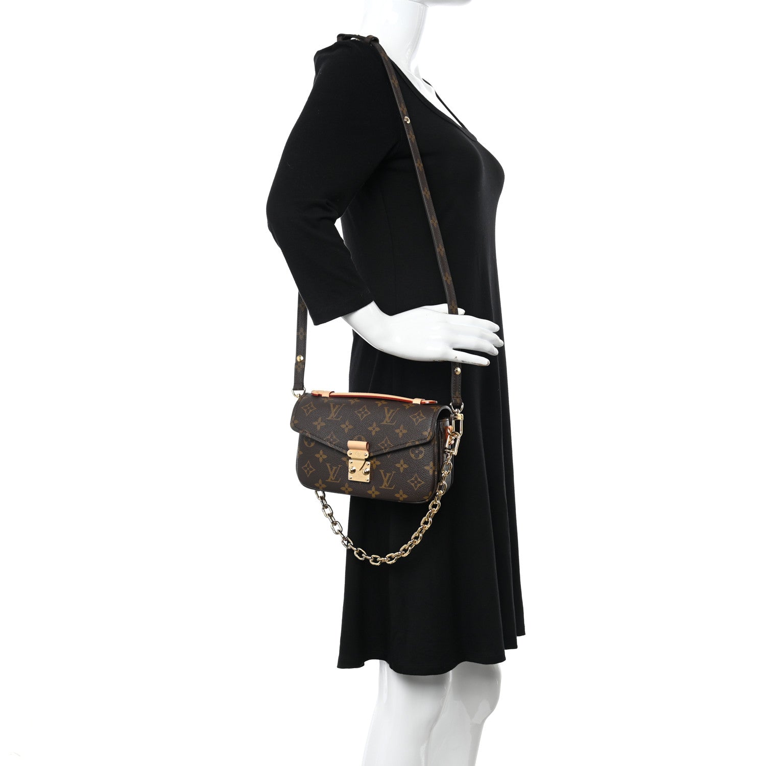 Louis Vuitton Monogram Pochette Metis East West 2 of 9
