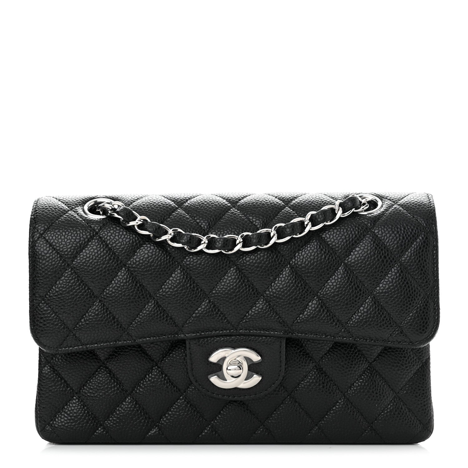 Chanel Caviar Quilted Small Double Flap Black 1 of 11