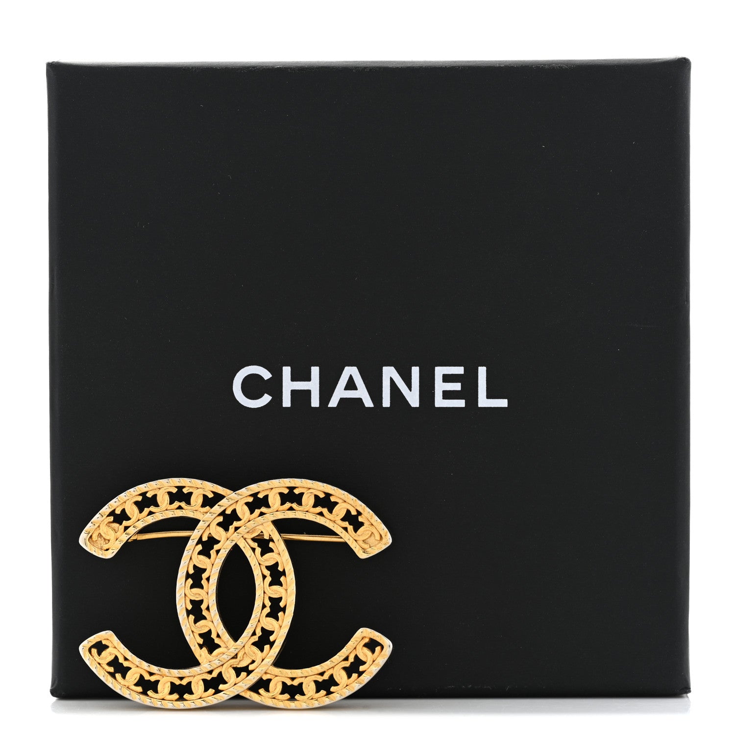 Chanel Metal CC Brooch Gold 5 of 5
