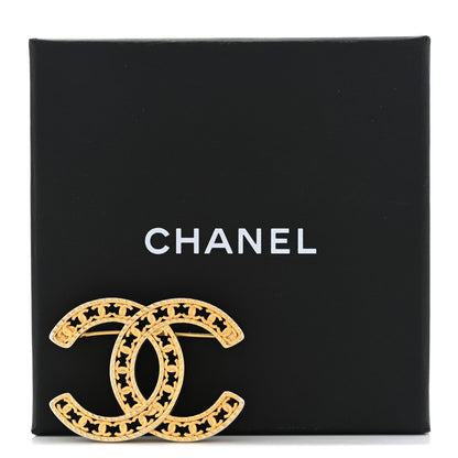 Chanel Metal CC Brooch Gold 5 of 5