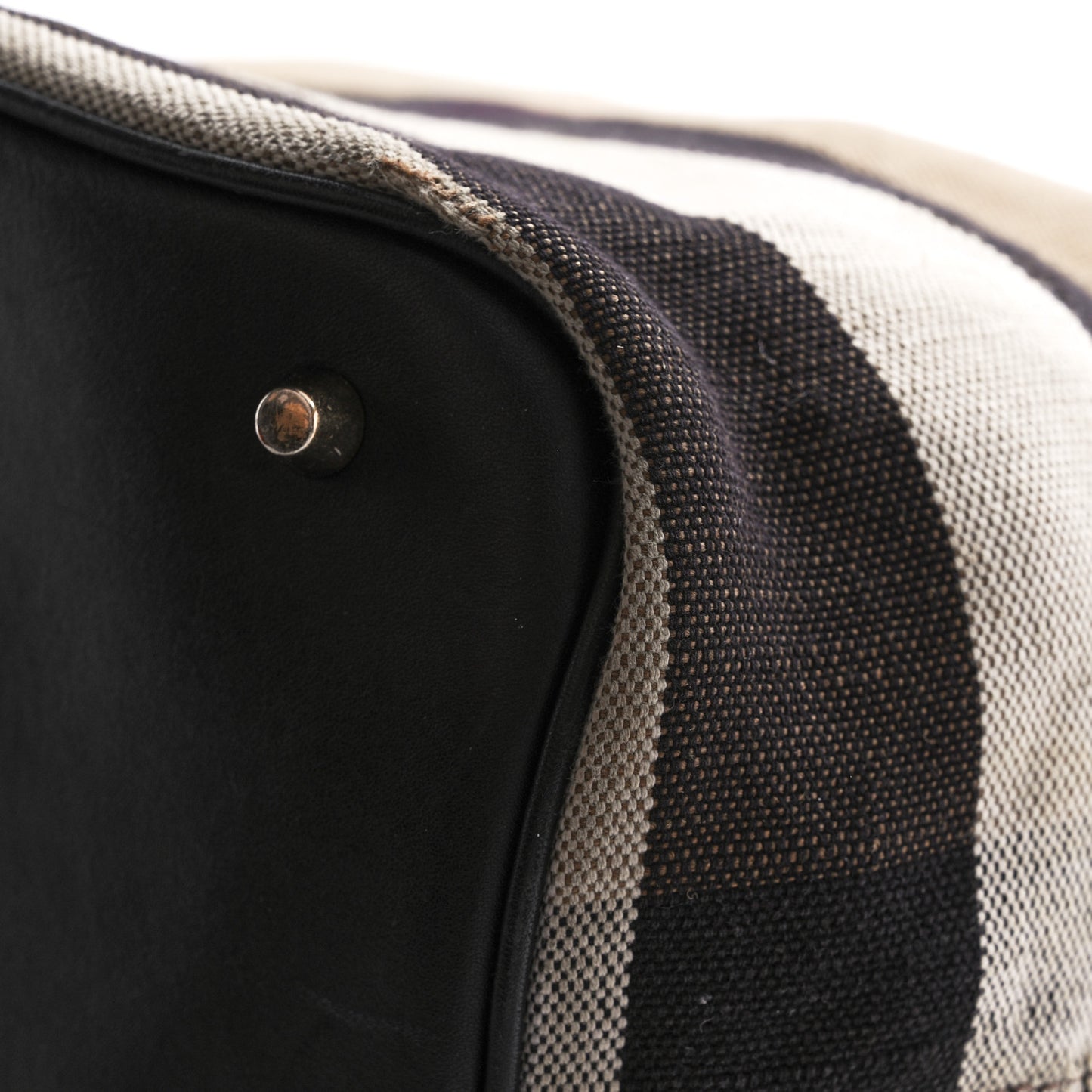 Canvas Mega Check Medium Ashby Hobo Black