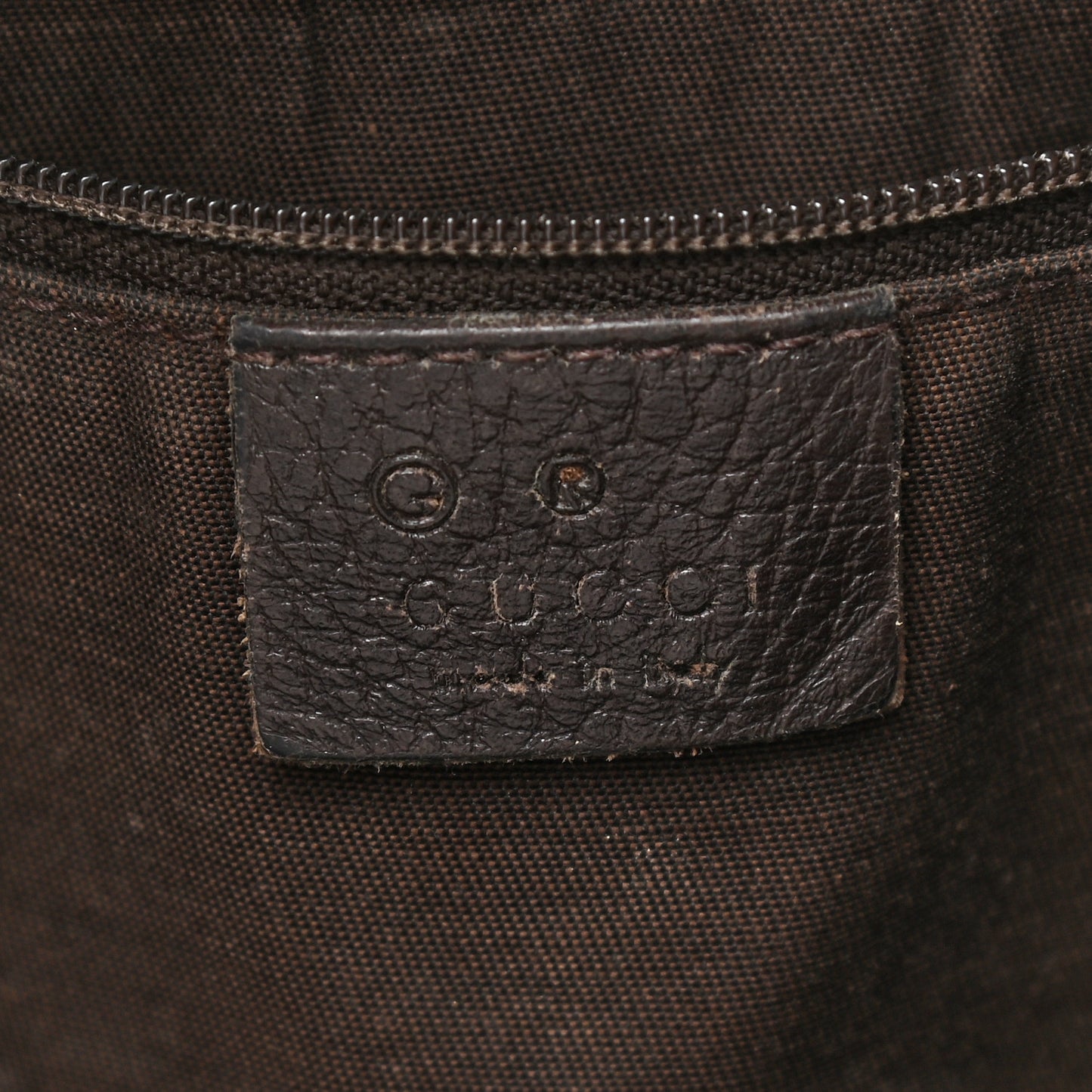Monogram Large Abbey Tote Dark Brown