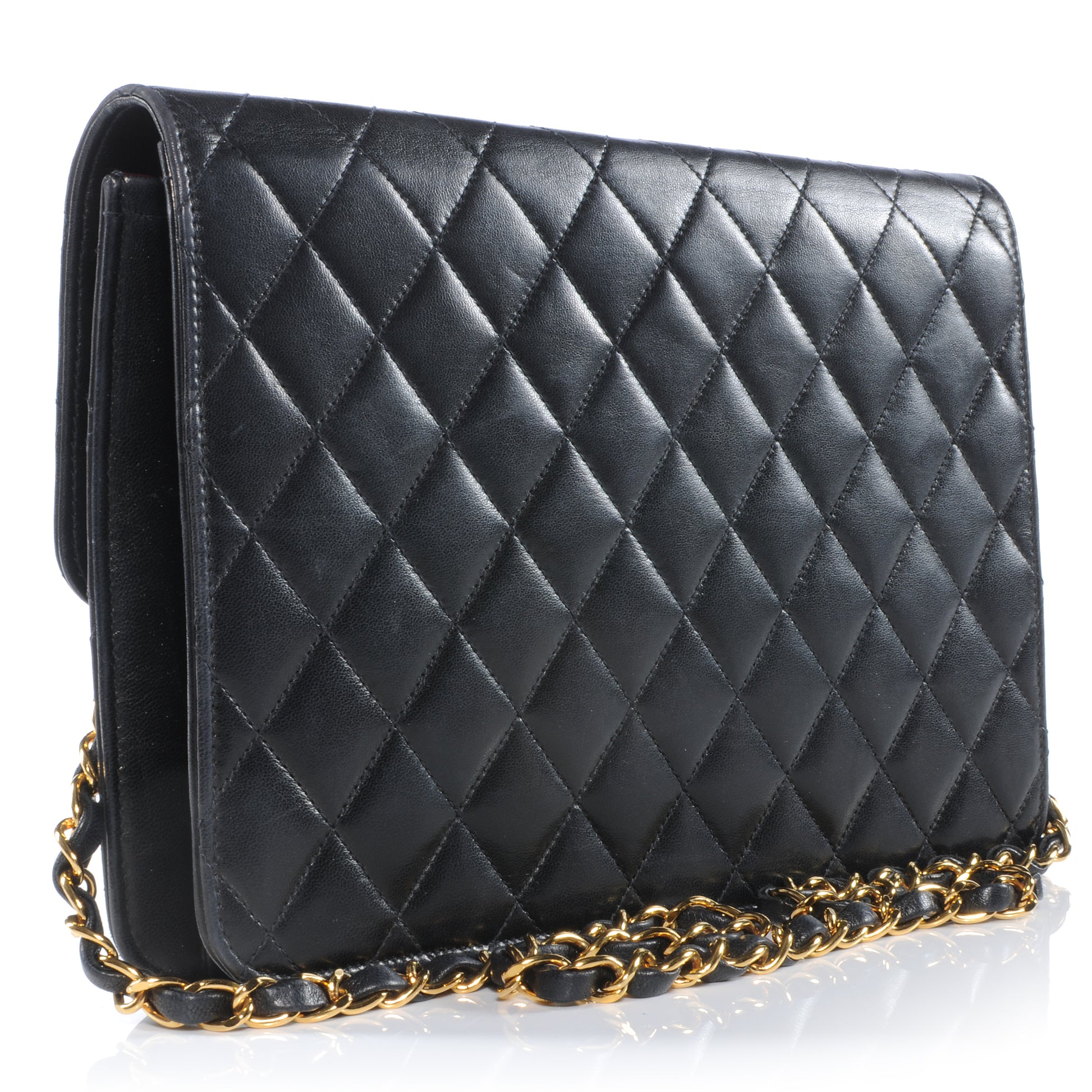 Chanel Lambskin Single Flap Black 3 of 11