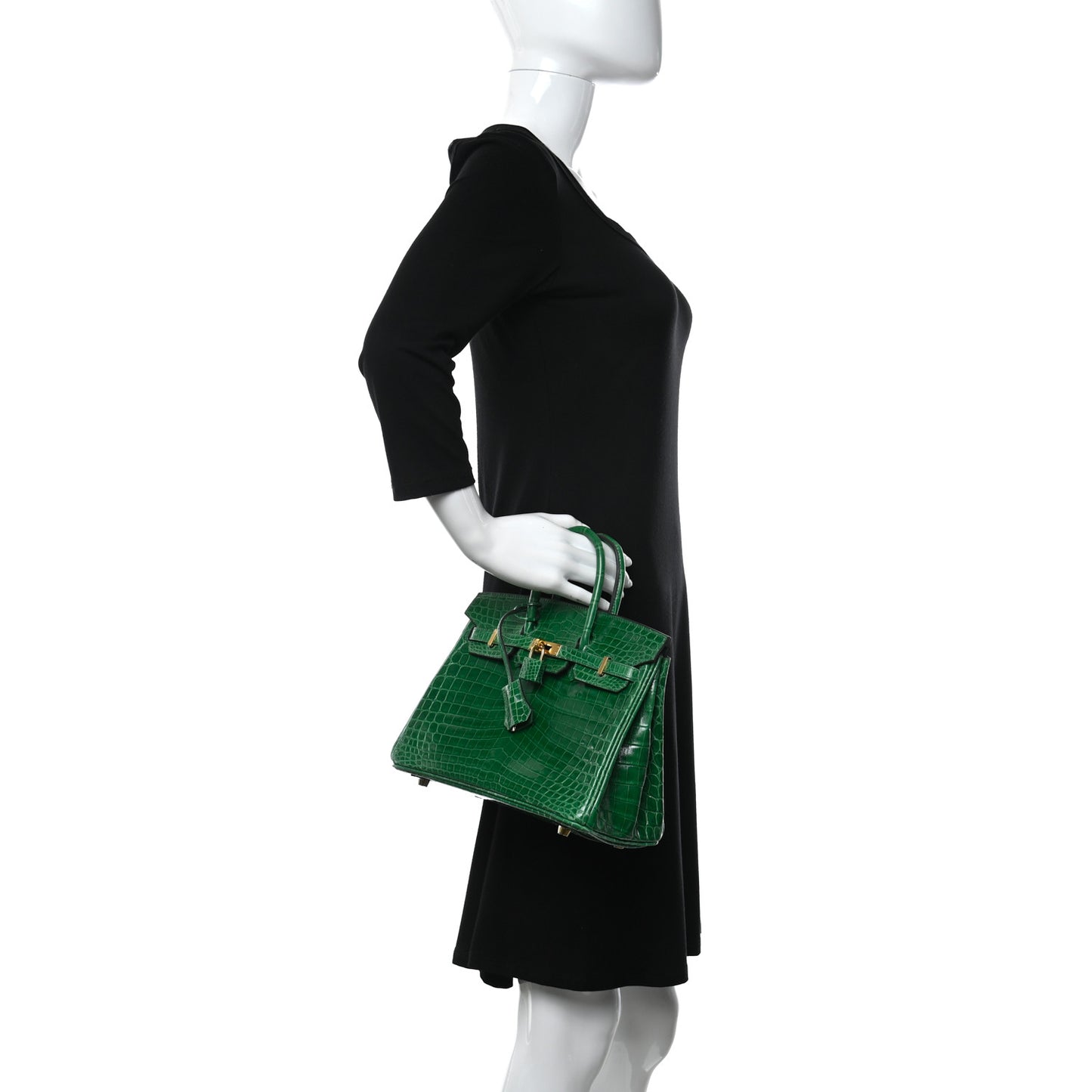 Shiny Niloticus Crocodile Birkin 25 Cactus