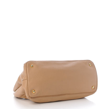 Prada Vitello Daino Shoulder Bag Sughero 4 of 13