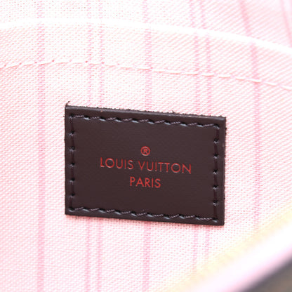 Louis Vuitton Damier Ebene Neverfull MM GM Pochette Rose Ballerine 6 of 7
