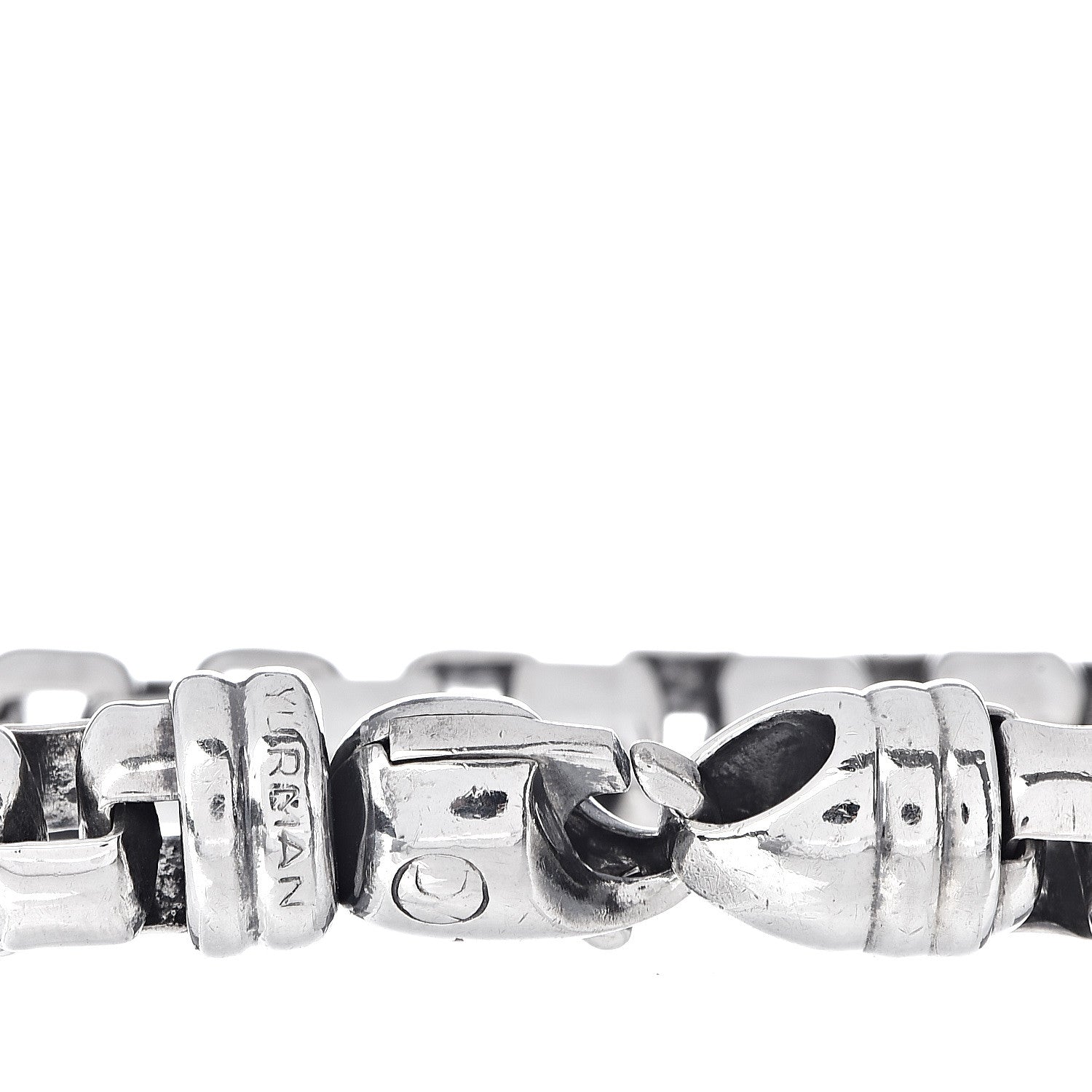 David Yurman Sterling Silver 7mm Box Chain Bracelet 4 of 4