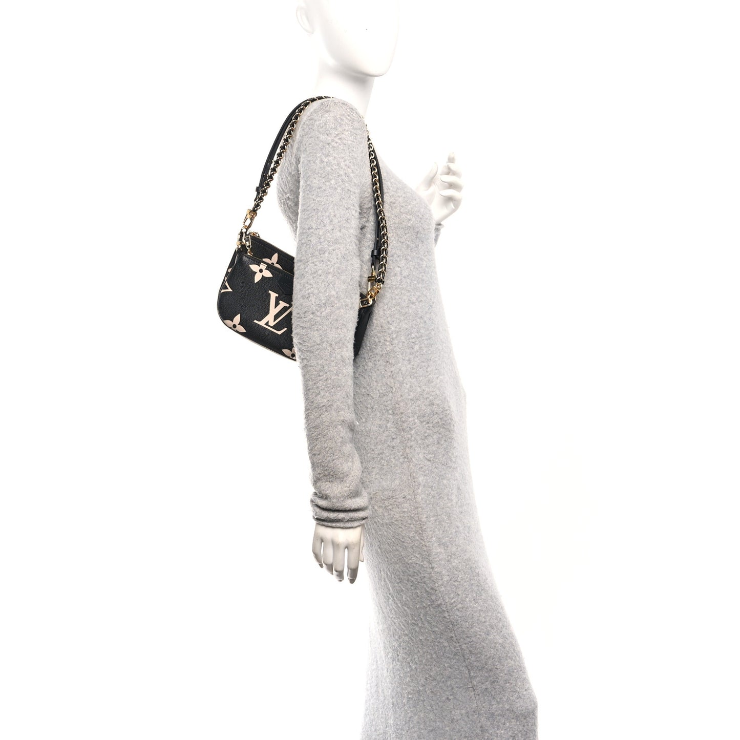 Empreinte Monogram Giant Multi Pochette Accessories Black Beige