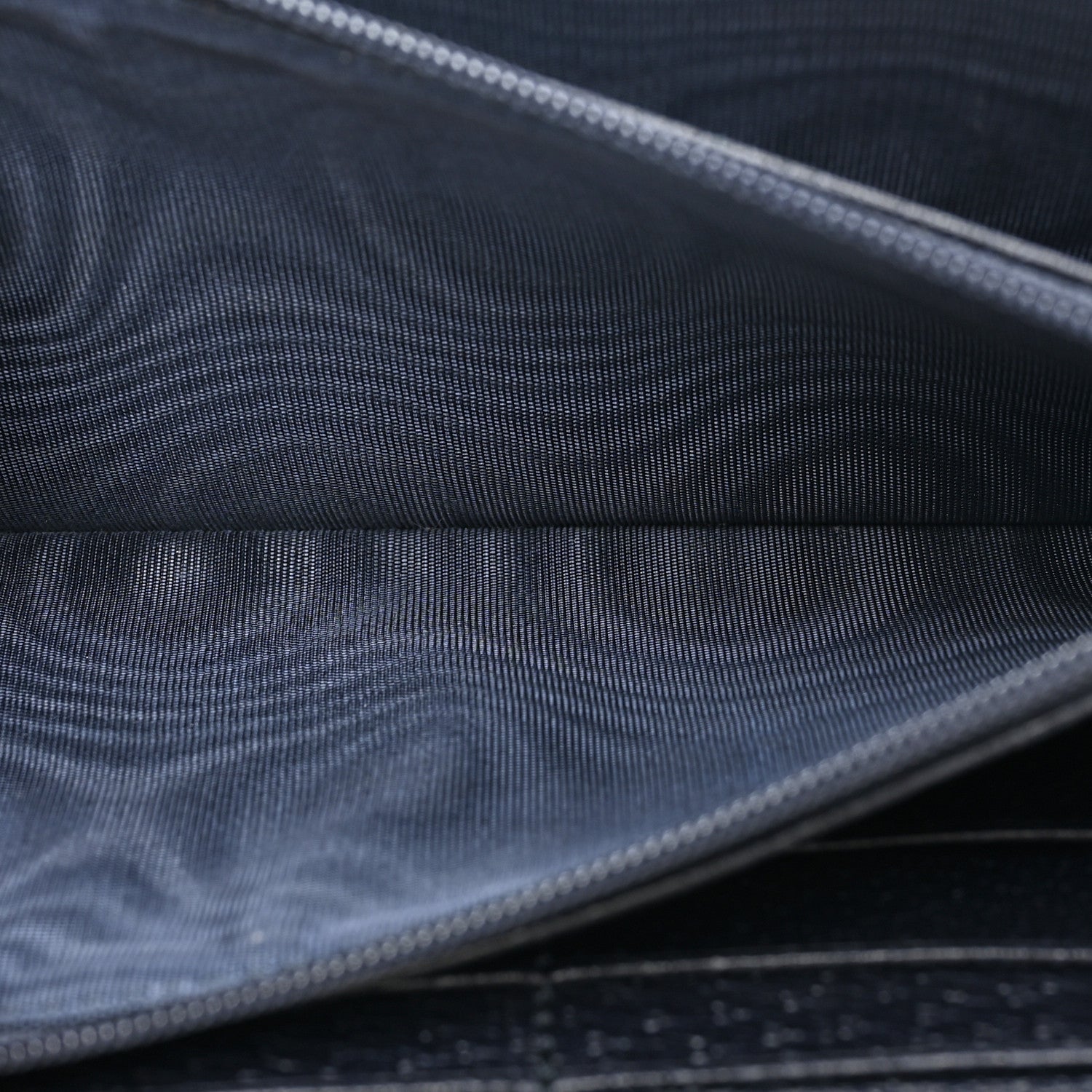 Gucci GG Supreme Monogram Textured Dollar Calfskin Web Ophidia Zip Around Wallet Beige Blue 6 of 13