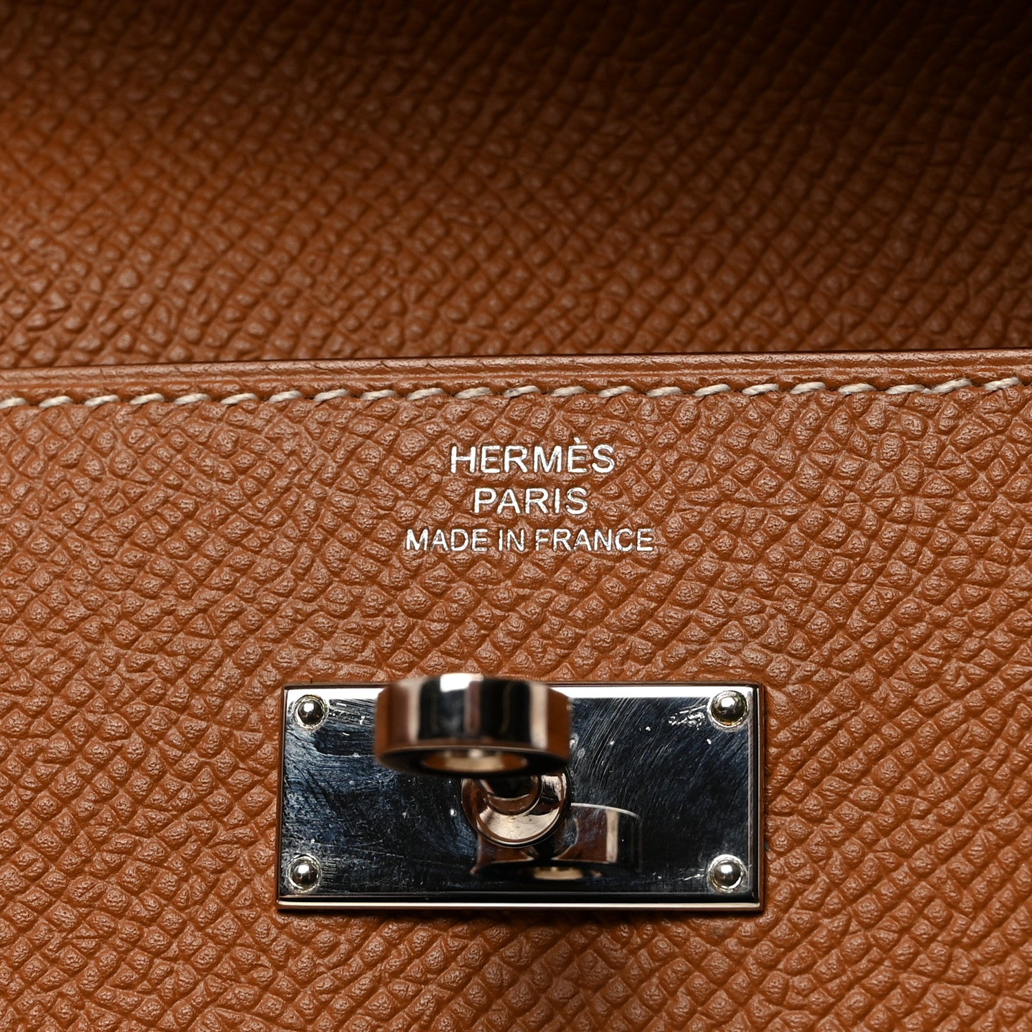 Hermes Epsom Kelly Longue Wallet Gold 8 of 9