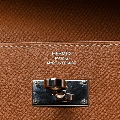 Hermes Epsom Kelly Longue Wallet Gold 8 of 9