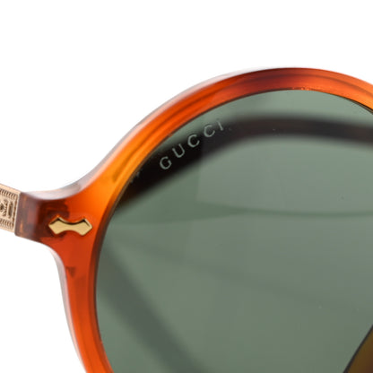 Gucci Acetate Round Frame Sunglasses GG1156/S Havana 9 of 9
