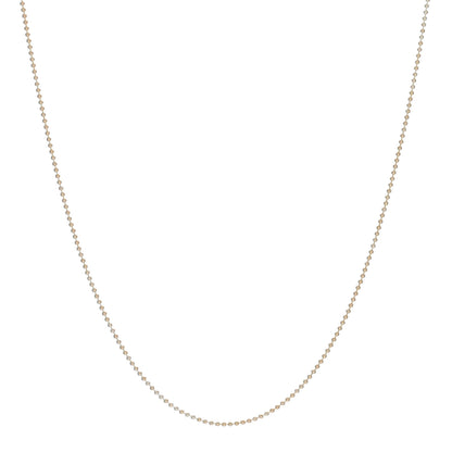 Tiffany 18K Rose Gold Beaded Chain Necklace 1 of 4