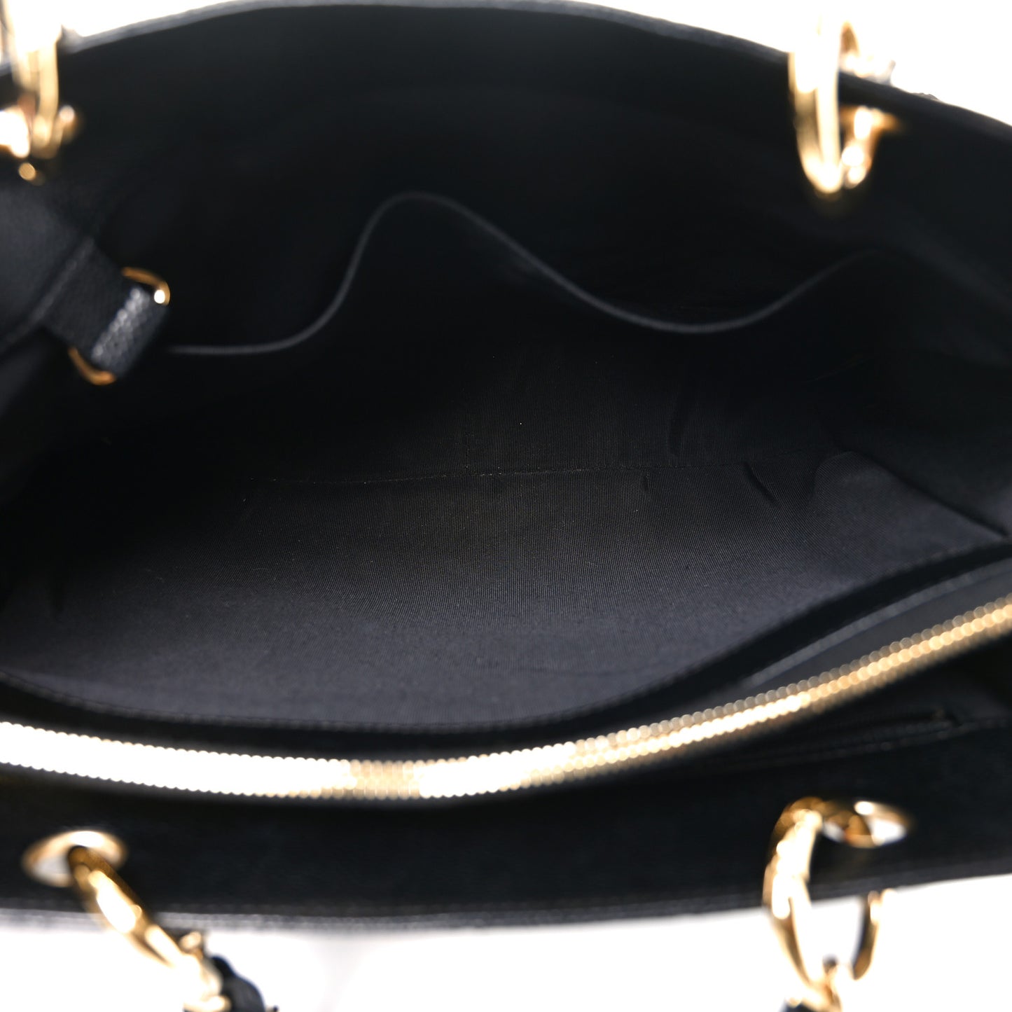 Caviar Quilted Grand Shopping Tote GST Black